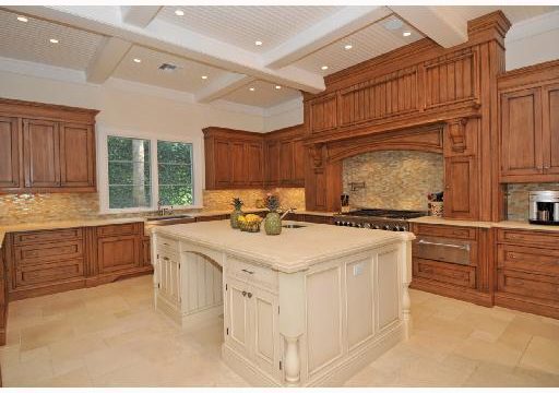 large farm house kitchen in old harbour home