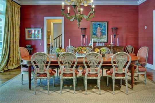 Lost Tree Village colorful dining room before ecclestone renovation