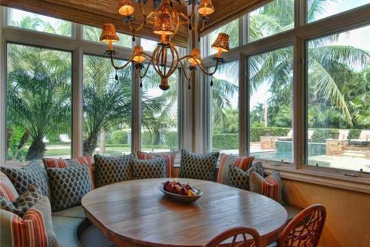 Lost Tree Village sun room before ecclestone