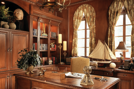 Woodbridge old dated study before Ecclestone homes