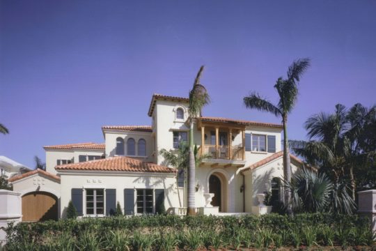 Villa Providencia exterior elevation before ecclestone homes