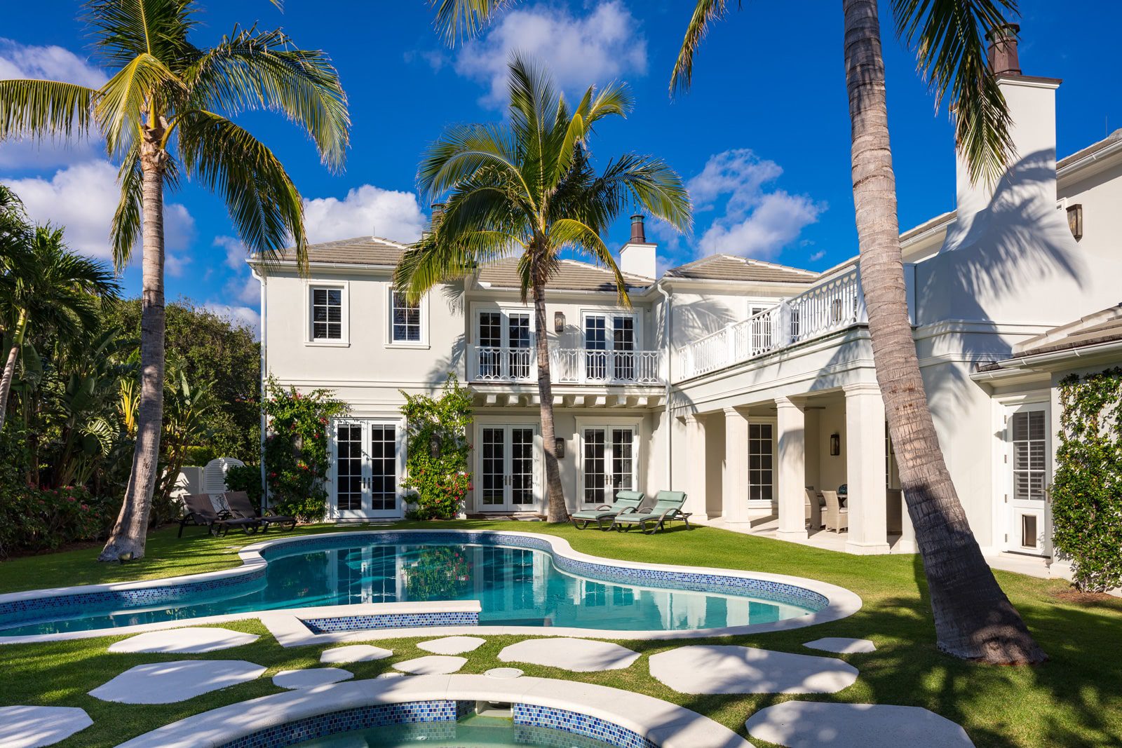 backyard and pool renovated by Ecclestone Homes