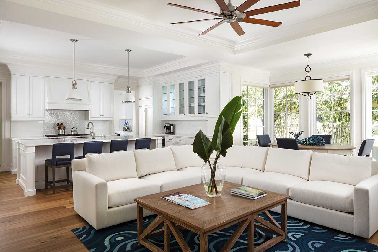 Palm beach kitchen great room remodel by ecclestone homes